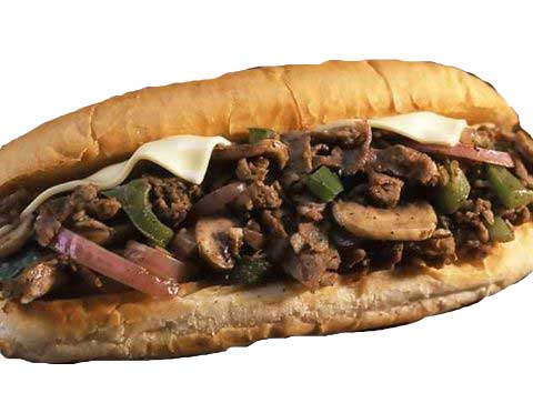 CHICKEN Philly Cheese Steak Sub Sandwich